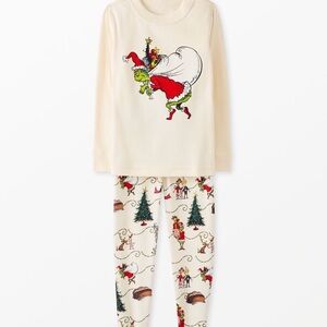 Hanna Andersson Grinch Pajamas Sz 120cm